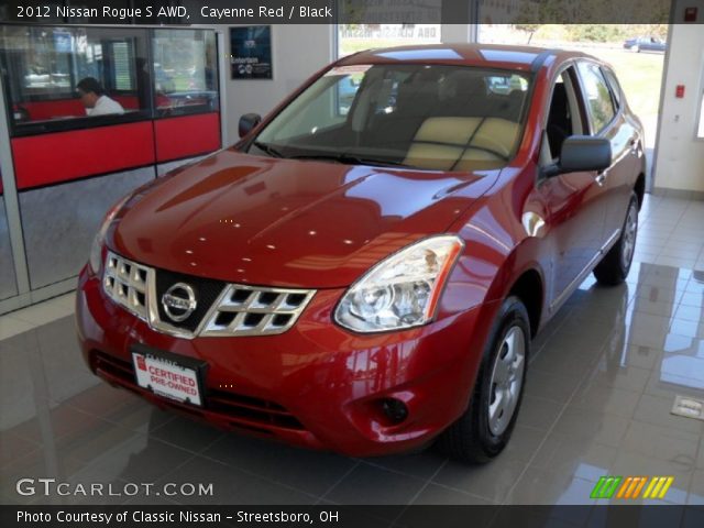 2012 Nissan Rogue S AWD in Cayenne Red