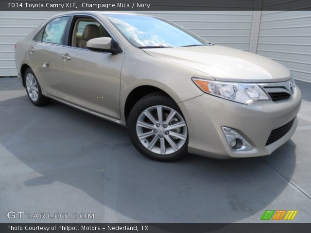 2014 Toyota Camry XLE in Champagne Mica