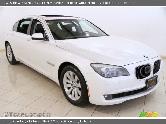 2010 BMW 7 Series 750Li xDrive Sedan in Mineral White Metallic