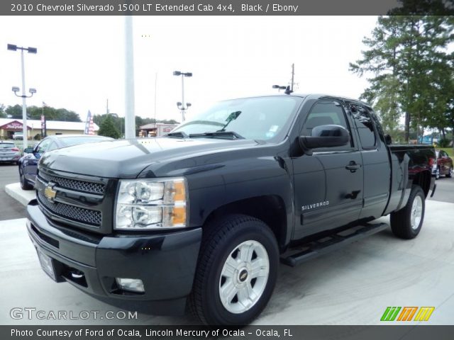 2010 Chevrolet Silverado 1500 LT Extended Cab 4x4 in Black