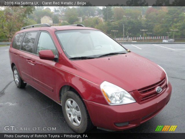 2008 Kia Sedona LX in Claret Red Metallic