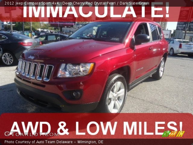 2012 Jeep Compass Sport 4x4 in Deep Cherry Red Crystal Pearl