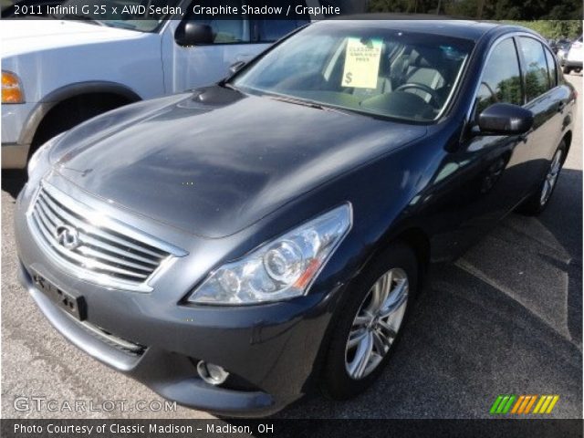 2011 Infiniti G 25 x AWD Sedan in Graphite Shadow
