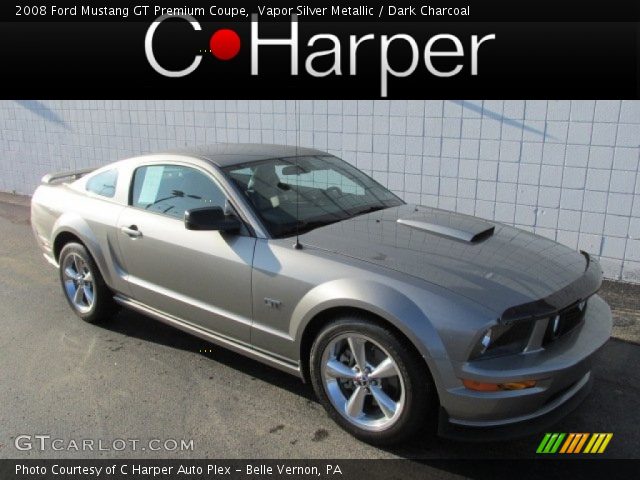 2008 Ford Mustang GT Premium Coupe in Vapor Silver Metallic