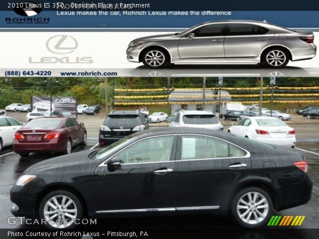 2010 Lexus ES 350 in Obsidian Black