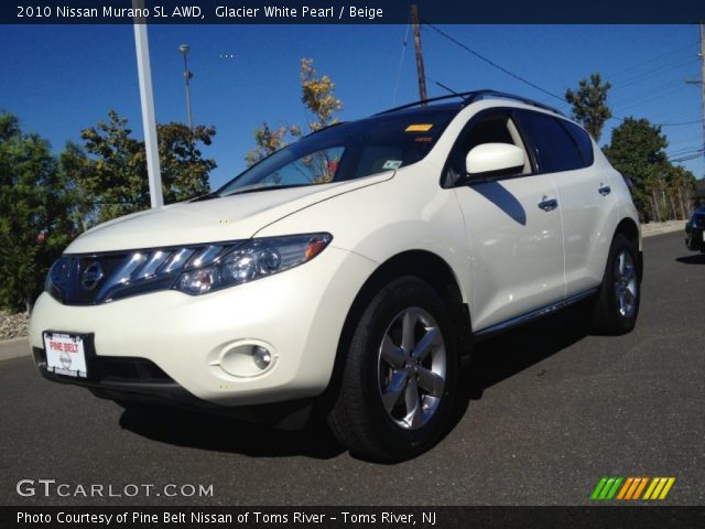 2010 Nissan Murano SL AWD in Glacier White Pearl