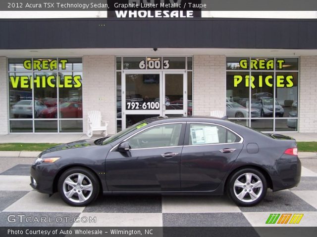 2012 Acura TSX Technology Sedan in Graphite Luster Metallic