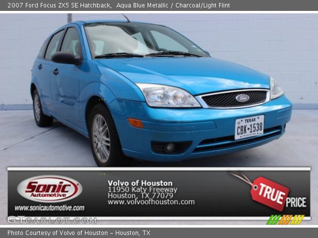 2007 Ford Focus ZX5 SE Hatchback in Aqua Blue Metallic