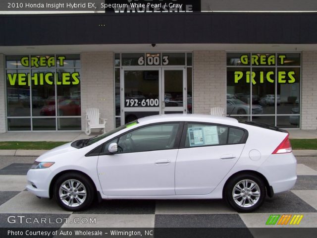 2010 Honda Insight Hybrid EX in Spectrum White Pearl