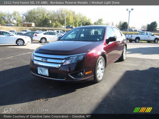 2012 Ford Fusion SEL V6 AWD in Bordeaux Reserve Metallic