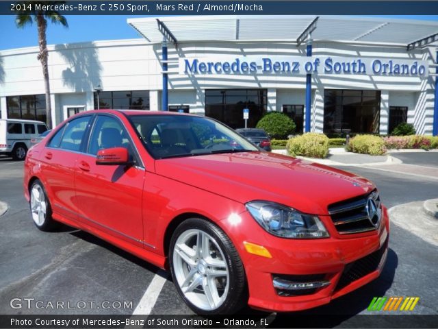 2014 Mercedes-Benz C 250 Sport in Mars Red