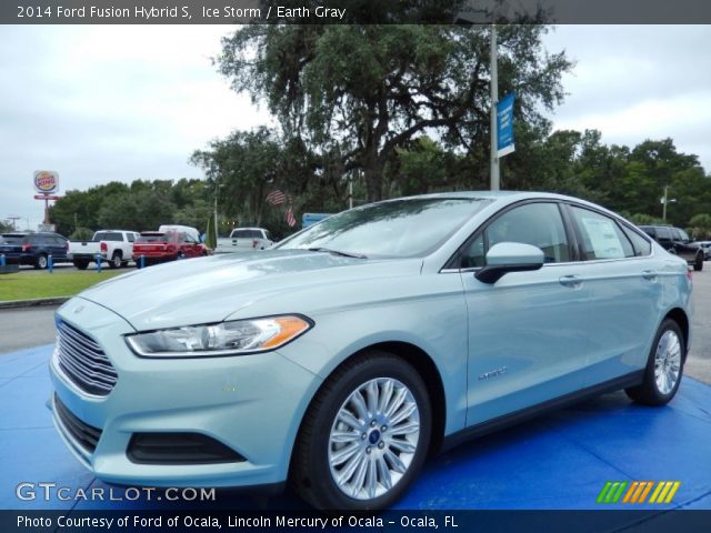 2014 Ford Fusion Hybrid S in Ice Storm
