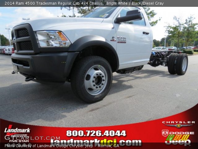 2014 Ram 4500 Tradesman Regular Cab 4x4 Chassis in Bright White