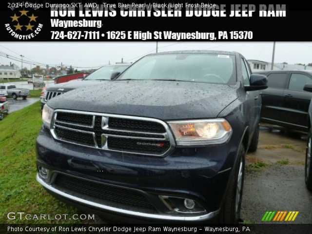 2014 Dodge Durango SXT AWD in True Blue Pearl