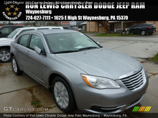 2014 Chrysler 200 Touring Sedan in Billet Silver Metallic
