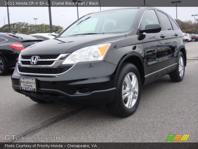 2011 Honda CR-V EX-L in Crystal Black Pearl