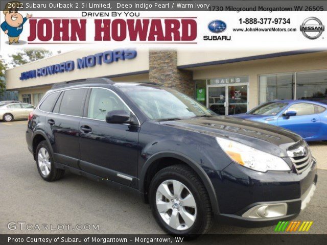 2012 Subaru Outback 2.5i Limited in Deep Indigo Pearl