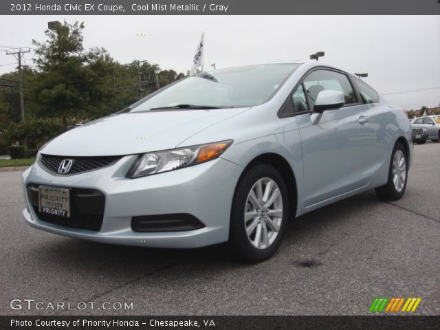 2012 Honda Civic EX Coupe in Cool Mist Metallic