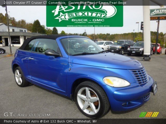 2005 Chrysler PT Cruiser GT Convertible in Electric Blue Pearl