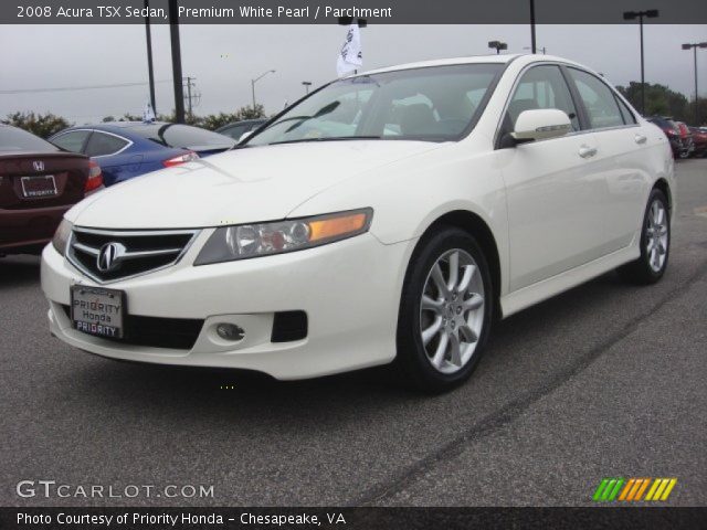2008 Acura TSX Sedan in Premium White Pearl
