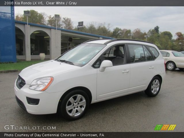 2008 Kia Rondo LX V6 in Clear White