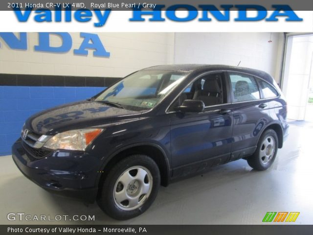 2011 Honda CR-V LX 4WD in Royal Blue Pearl