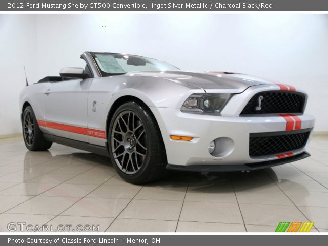 2012 Ford Mustang Shelby GT500 Convertible in Ingot Silver Metallic