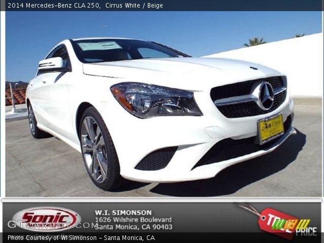2014 Mercedes-Benz CLA 250 in Cirrus White