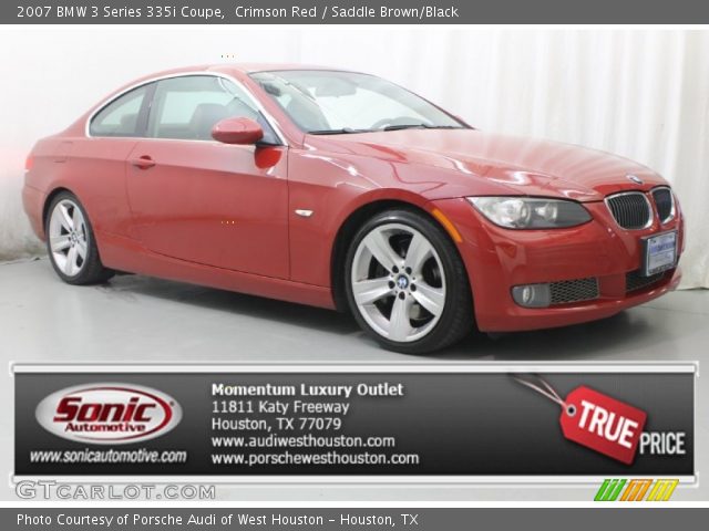 2007 BMW 3 Series 335i Coupe in Crimson Red