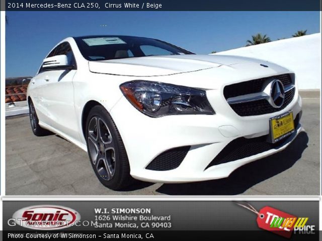 2014 Mercedes-Benz CLA 250 in Cirrus White
