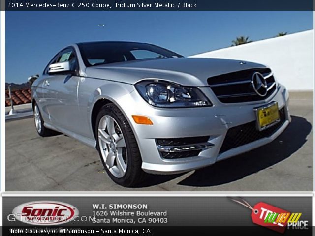 2014 Mercedes-Benz C 250 Coupe in Iridium Silver Metallic