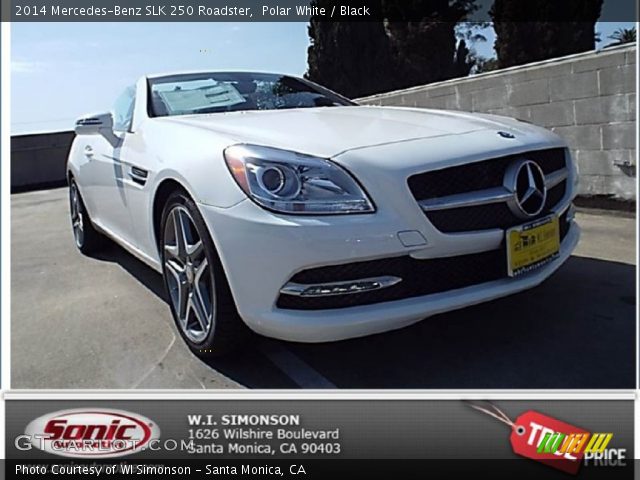 2014 Mercedes-Benz SLK 250 Roadster in Polar White