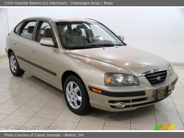 2006 Hyundai Elantra GLS Hatchback in Champagne Beige