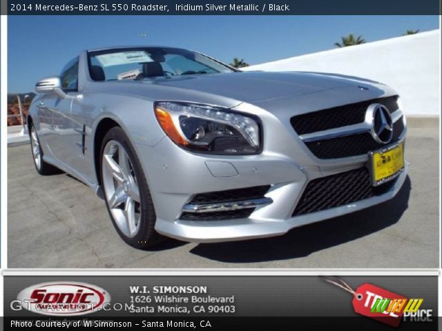 2014 Mercedes-Benz SL 550 Roadster in Iridium Silver Metallic