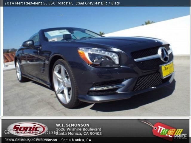 2014 Mercedes-Benz SL 550 Roadster in Steel Grey Metallic