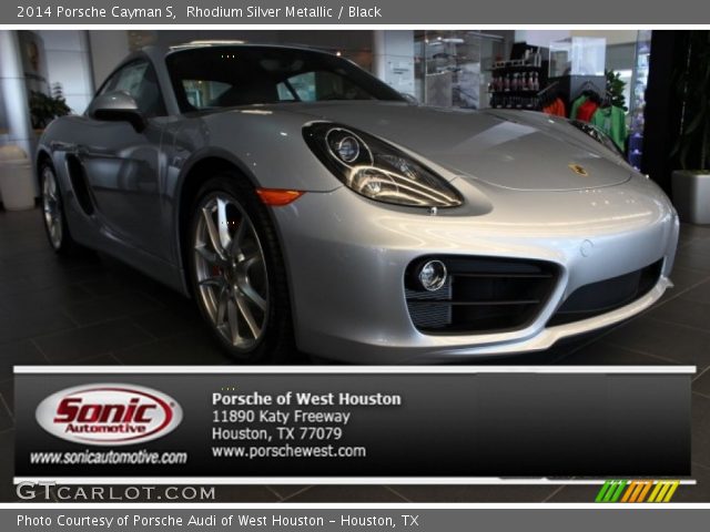 2014 Porsche Cayman S in Rhodium Silver Metallic