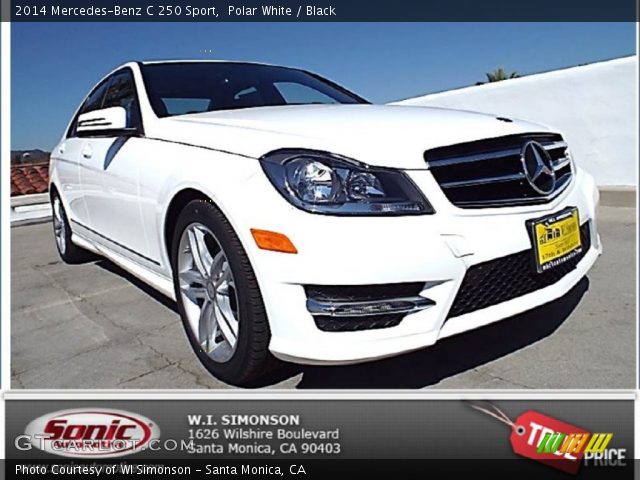 2014 Mercedes-Benz C 250 Sport in Polar White