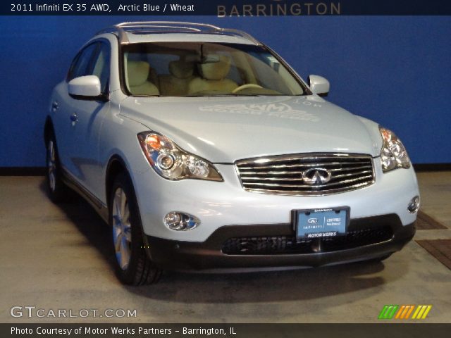 2011 Infiniti EX 35 AWD in Arctic Blue