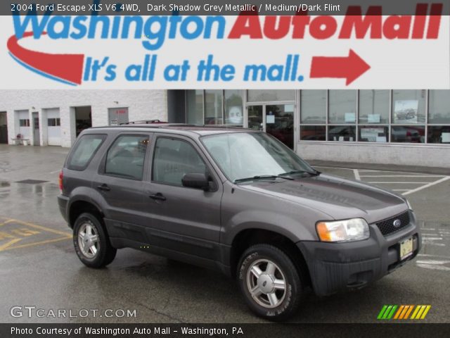2004 Ford Escape XLS V6 4WD in Dark Shadow Grey Metallic