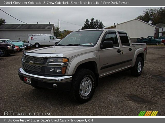 2004 Chevrolet Colorado LS Crew Cab 4x4 in Silver Birch Metallic