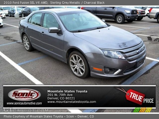 2010 Ford Fusion SEL V6 AWD in Sterling Grey Metallic