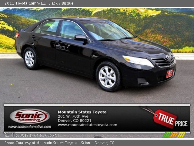 2011 Toyota Camry LE in Black
