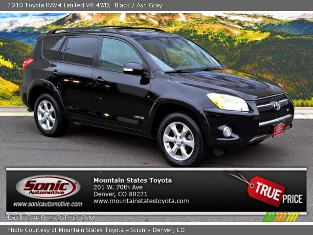 2010 Toyota RAV4 Limited V6 4WD in Black