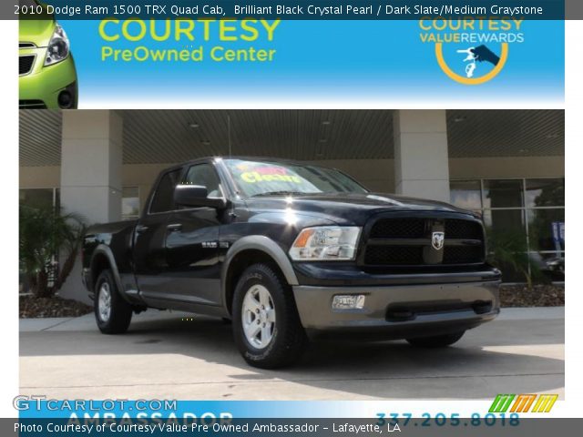 2010 Dodge Ram 1500 TRX Quad Cab in Brilliant Black Crystal Pearl