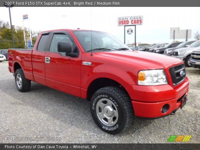 2007 Ford F150 STX SuperCab 4x4 in Bright Red
