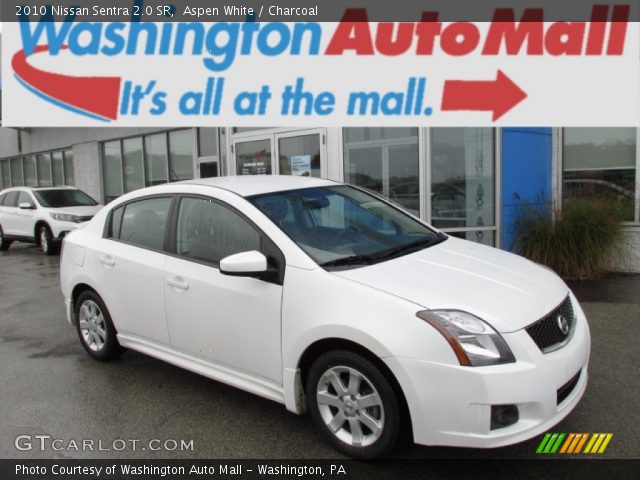 2010 Nissan Sentra 2.0 SR in Aspen White