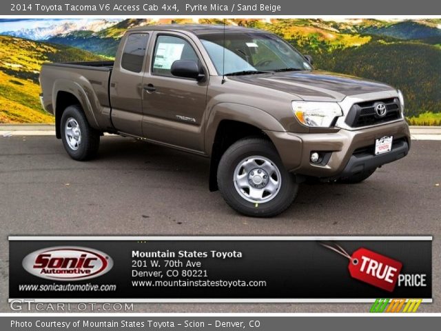 2014 Toyota Tacoma V6 Access Cab 4x4 in Pyrite Mica