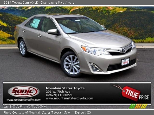 2014 Toyota Camry XLE in Champagne Mica