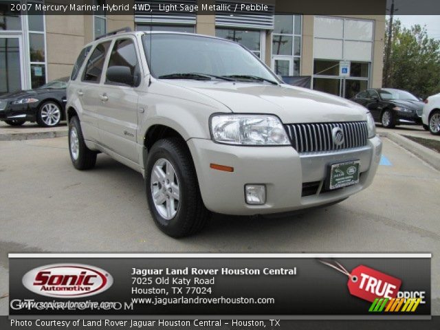 2007 Mercury Mariner Hybrid 4WD in Light Sage Metallic