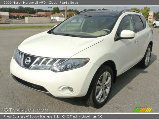 2009 Nissan Murano LE AWD in Glacier Pearl